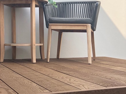 Coppered Oak with chair