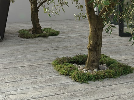 Driftwood decking photo