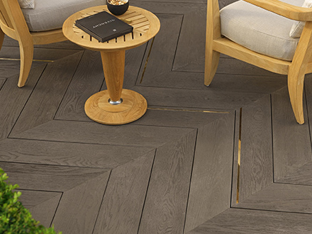 New Ebony Grey Millboard composite decking photo