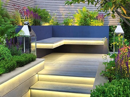 Smoked Oak Bullnose Stairs